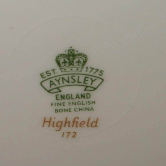 vintage salad plate. Aynsley UK High field - Picture 5 of 5